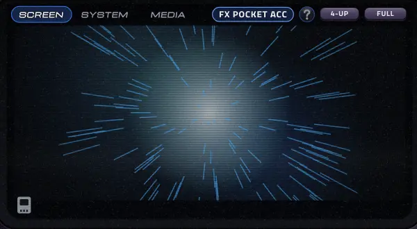 WARP (FX POCKET) screen view