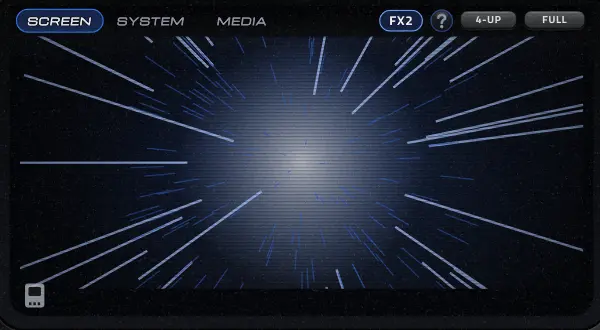 WARP screen view